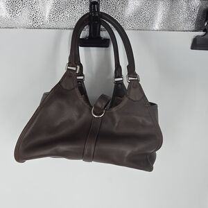 🇪🇸 VINTAGE LOEWE Brown Leather Shoulder Bag / Satchel